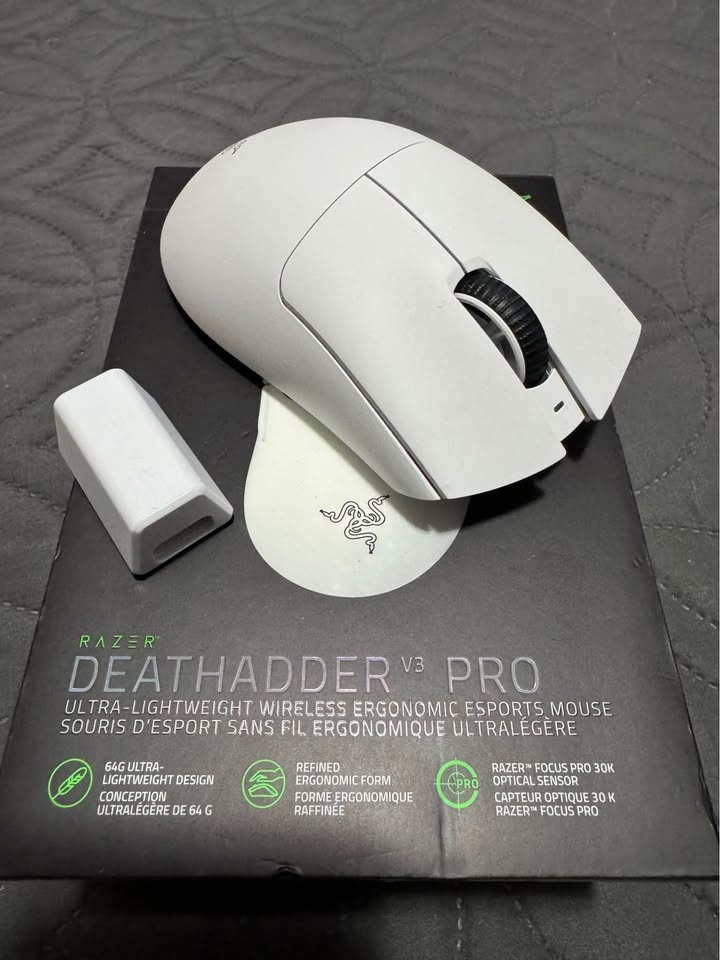 Razer Deathadder V3 Pro White - photo 3