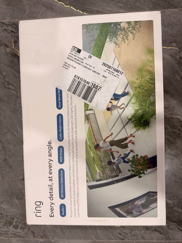 Brand New Ring Floodlight Cam Pro – 2K Video, Motion Detection - photo 2