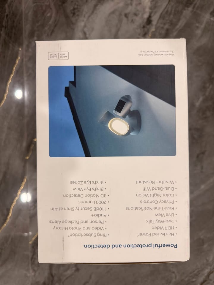 Brand New Ring Floodlight Cam Pro – 2K Video, Motion Detection - photo 3