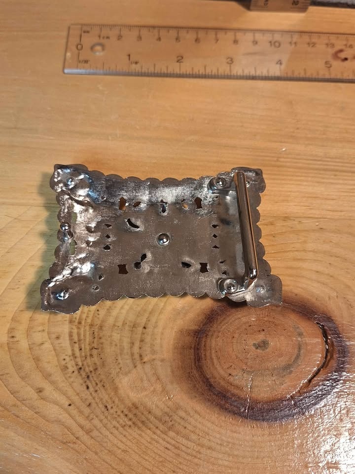 Rhinestoned Belt buckle - photo 3