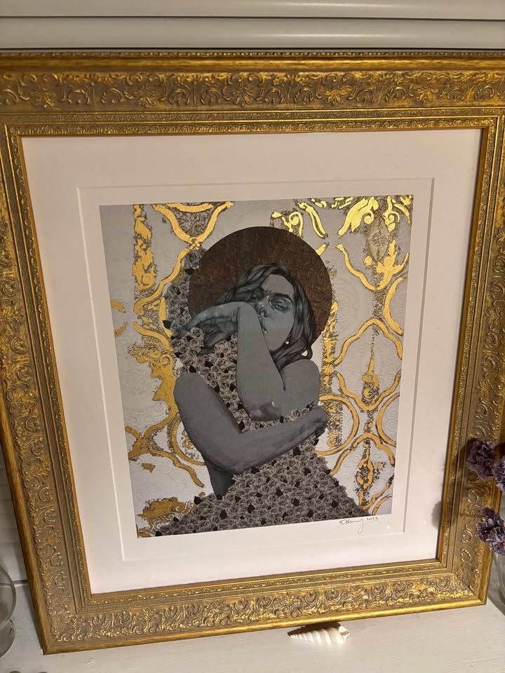 The Embrace framed limited edition signed print by Kodi Delaney