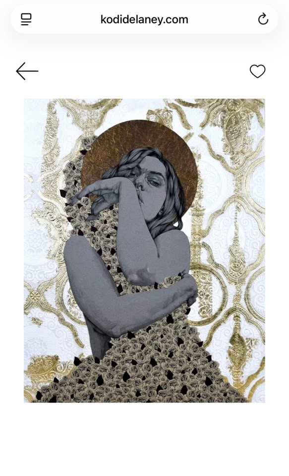 The Embrace framed limited edition signed print by Kodi Delaney - photo 5