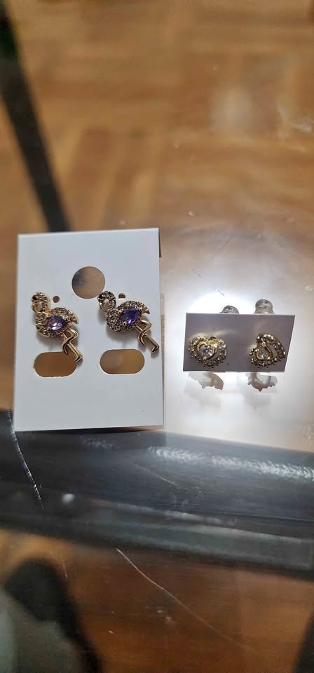Gold Plated Stud Earrings