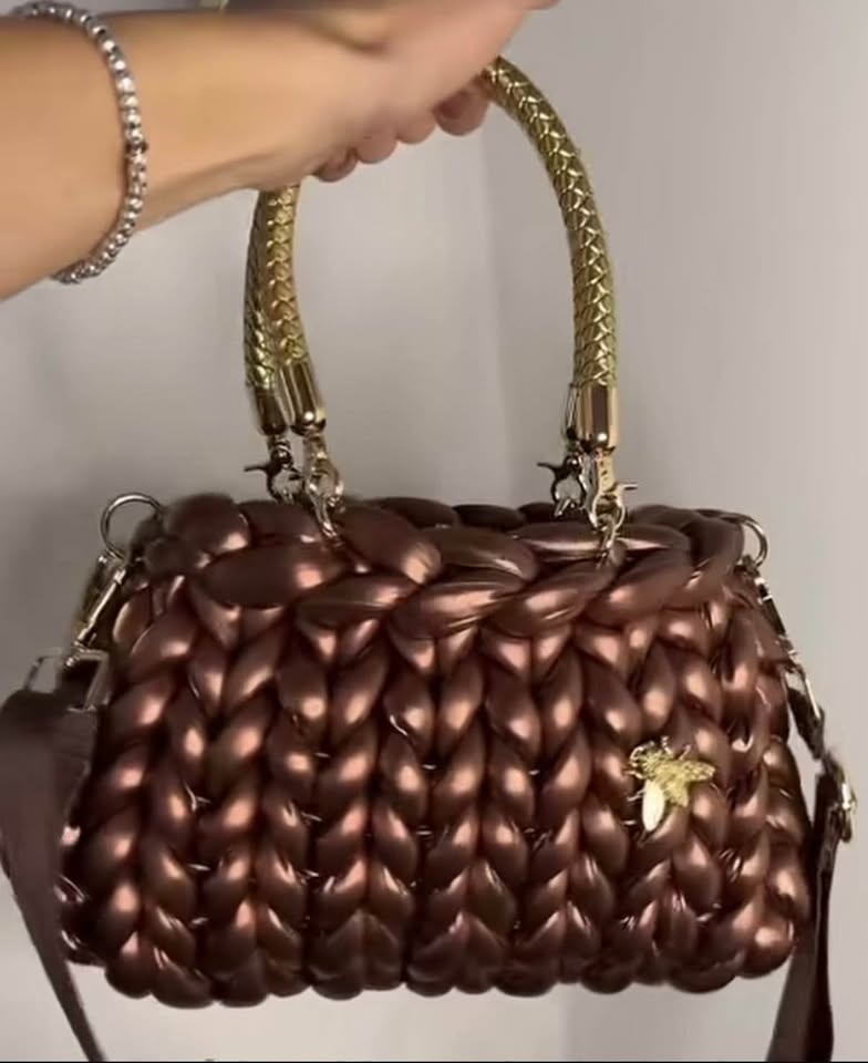 Chunky Knitted Handmade Custom Bag - photo 5