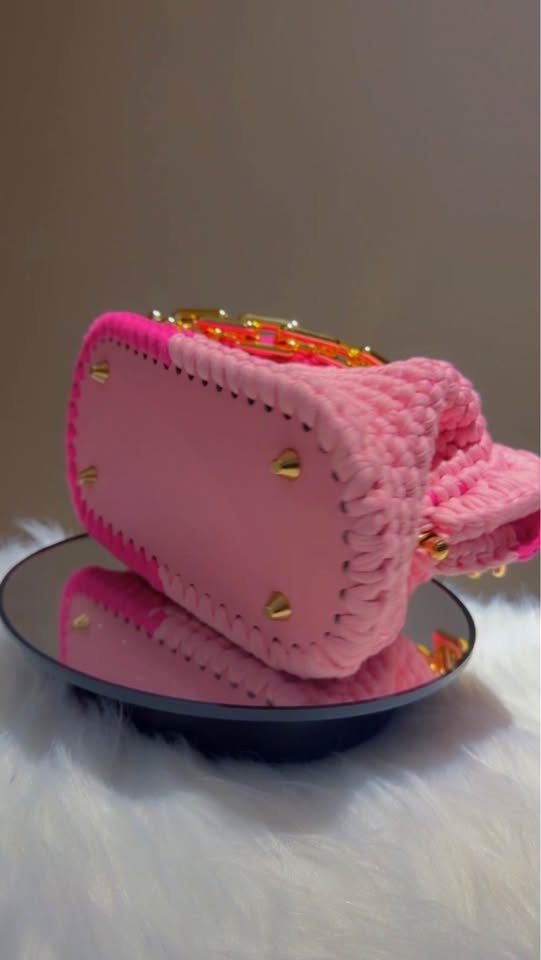 Handmade Crochet Bag for Sale - photo 2