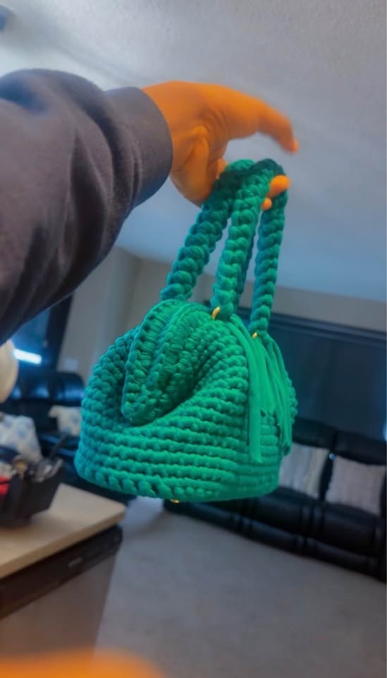 Handmade Crochet Bag for Sale - photo 4