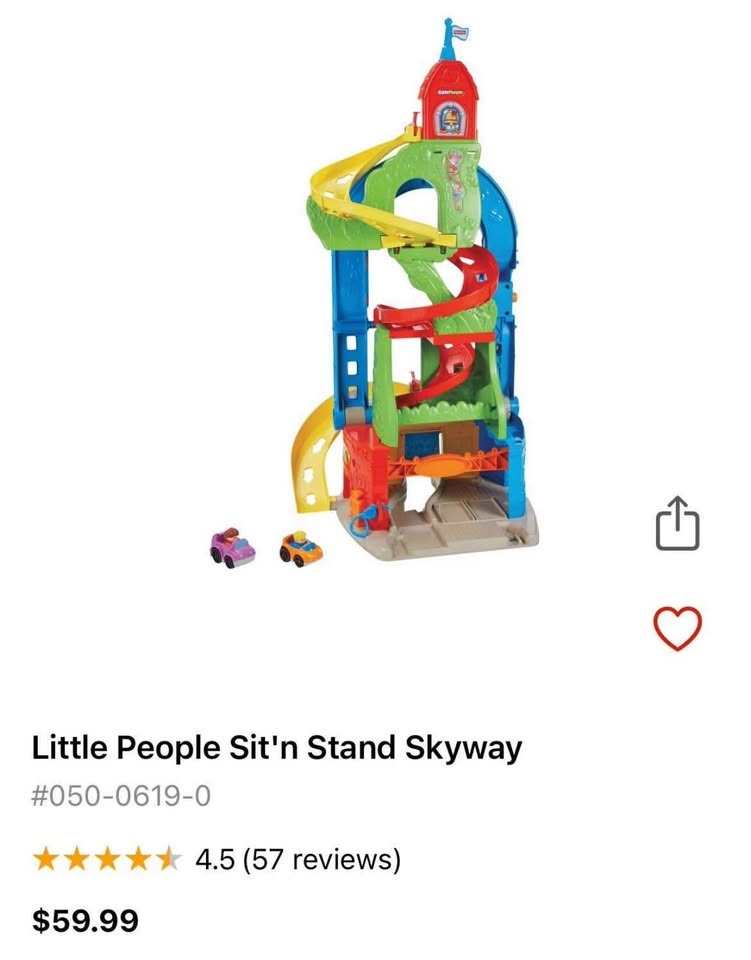 Fisher-Price Little People Sit 'n Stand Skyway Toy - photo 3