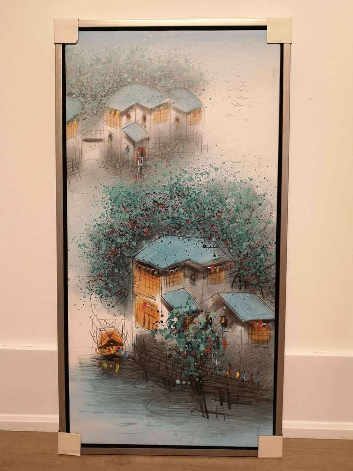 Set of 4 Chinese Landscape Paintings - Four Seasons - photo 3