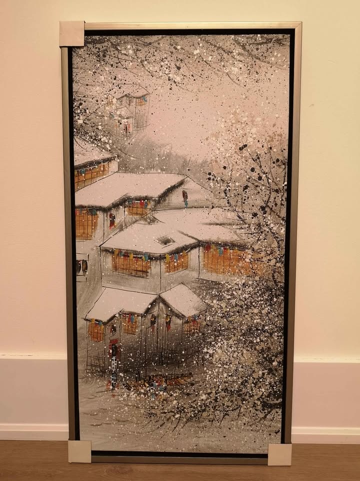 Set of 4 Chinese Landscape Paintings - Four Seasons - photo 5
