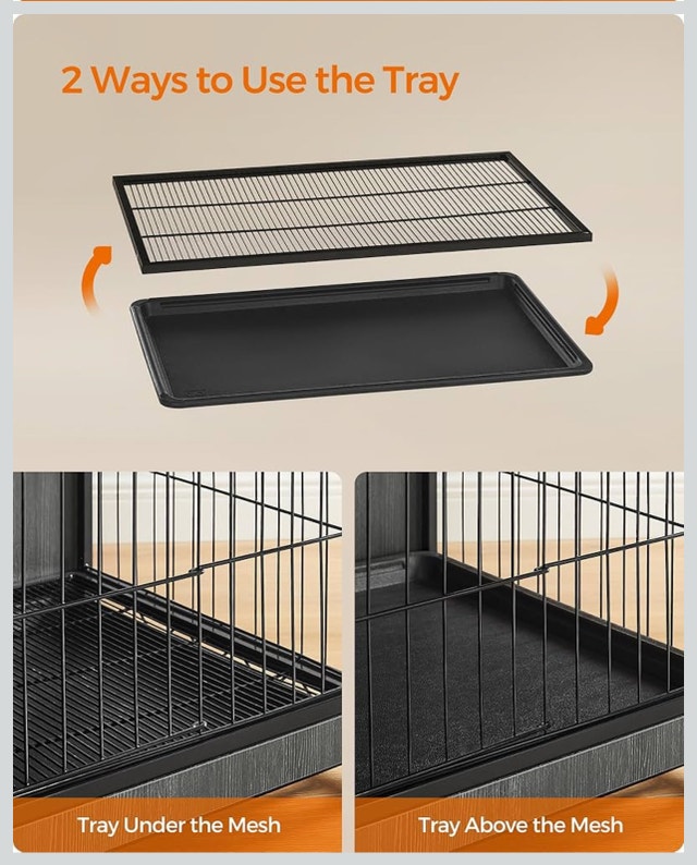 New Dog Crate - Double Doors, Fits Dogs up to 32kg - photo 3