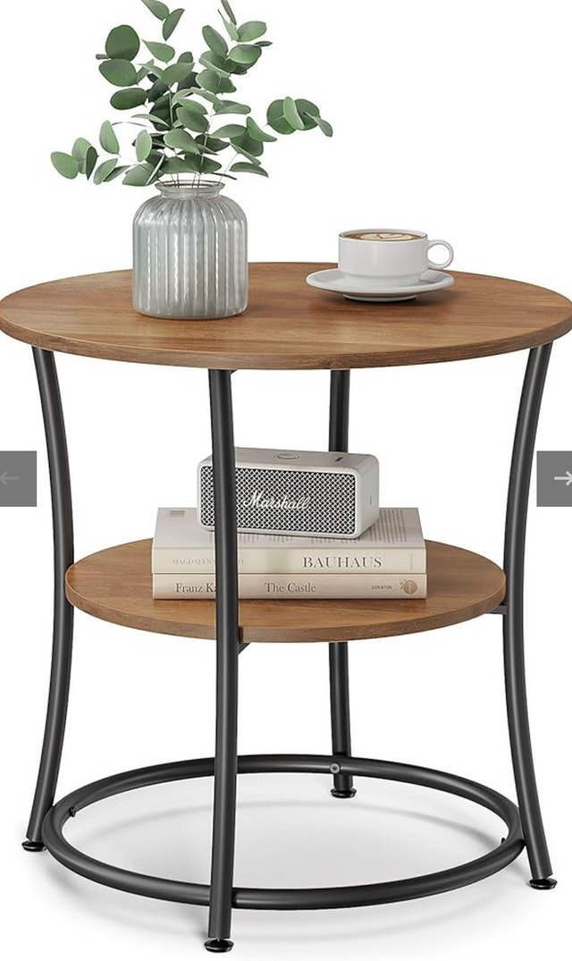 New Round Side Table, 2-Tier, ULET056B41