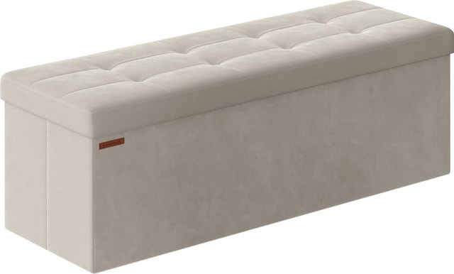 Folding Storage Bench/Ottoman - Holds 300kg