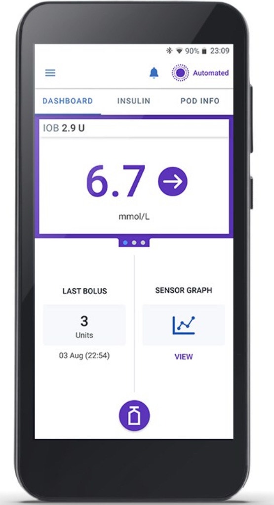 New OMNIPOD 5 INSULIN DELIVERY CONTROLLER