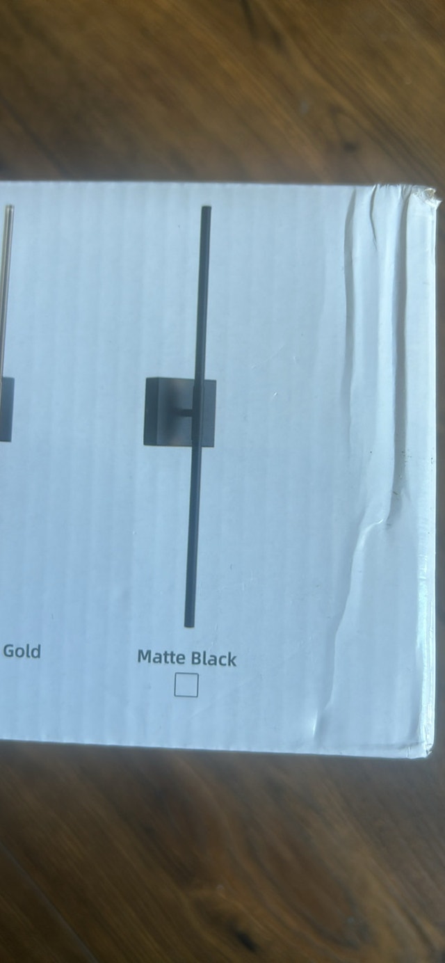 Kuzzull Wall Lamp - New Matte Black LED Sconce - photo 2