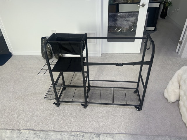 New Storage Cart, Golf Clubs & Accessories