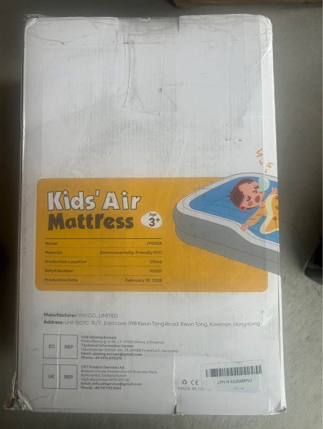 Yiyi Kids' Air Mattress