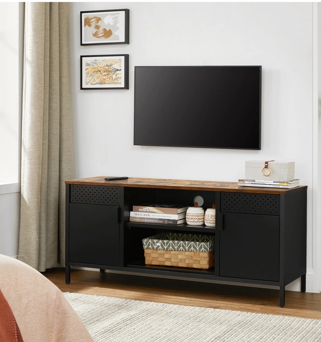Rustic Brown TV Stand for TVs up to 55" - New - photo 3