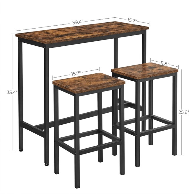 New Bar Table and Stools - photo 2
