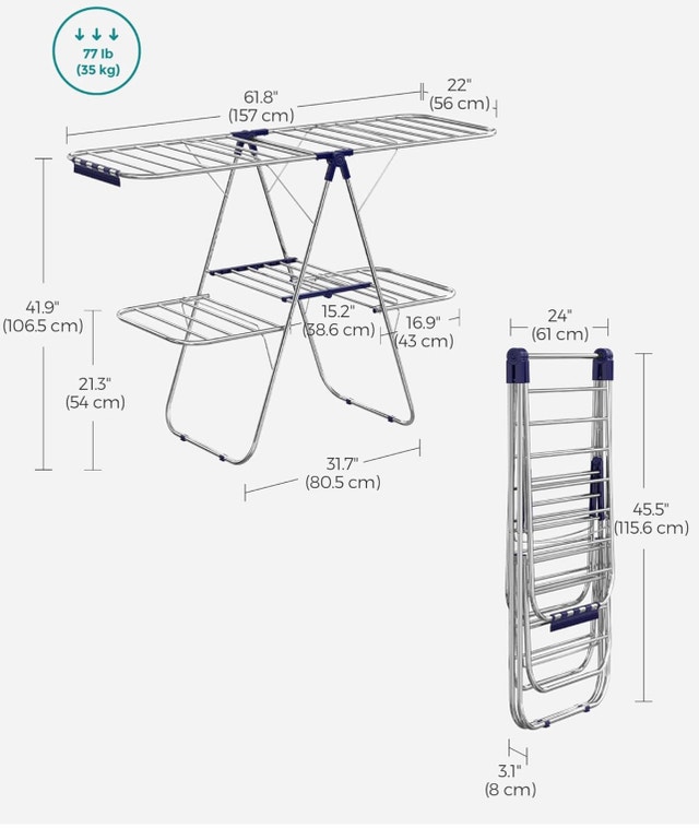 SONGMICS Drying Rack - photo 2