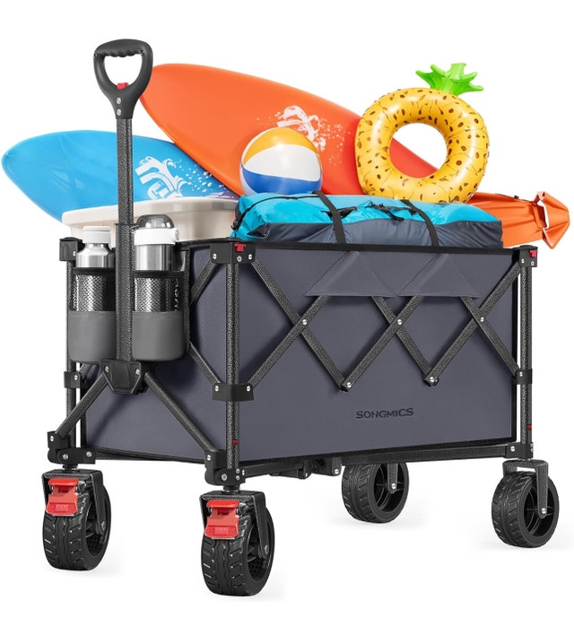 SONGMICS Folding Wagon Cart