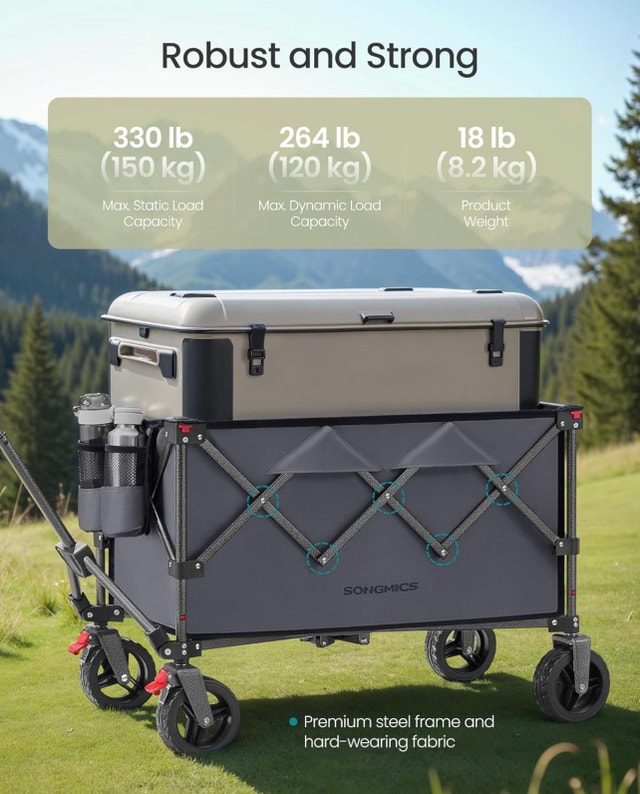 SONGMICS Folding Wagon Cart - photo 4
