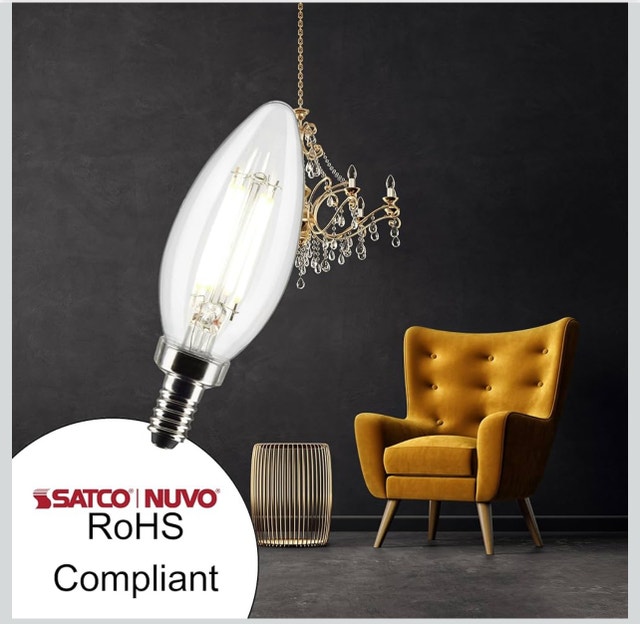 New Satco LED 4W B11 Light Bulbs (40W Replacement) - photo 4