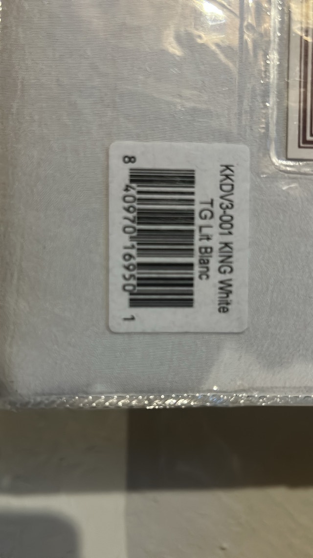 New Yrinkle King Duvet Cover Set - White - photo 2