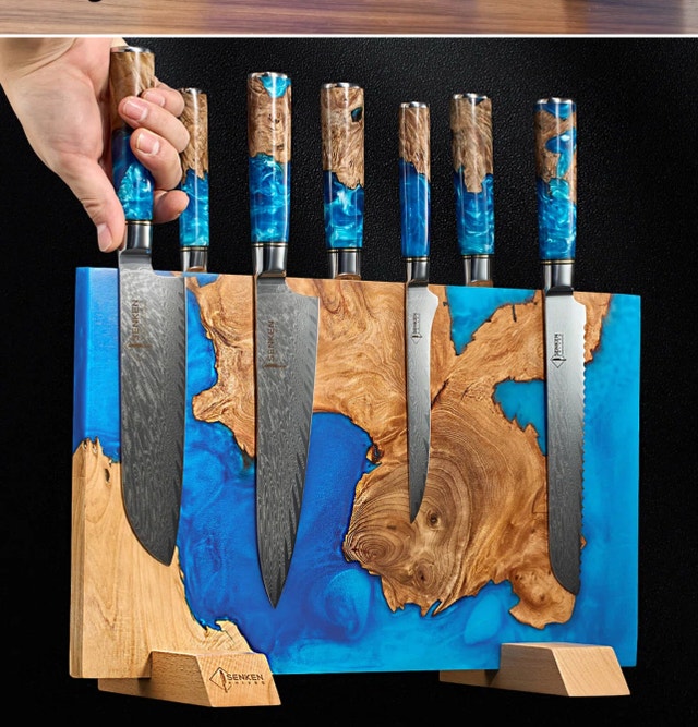 New Magnetic Knife Block - Holds Up to 16 Knives - photo 2