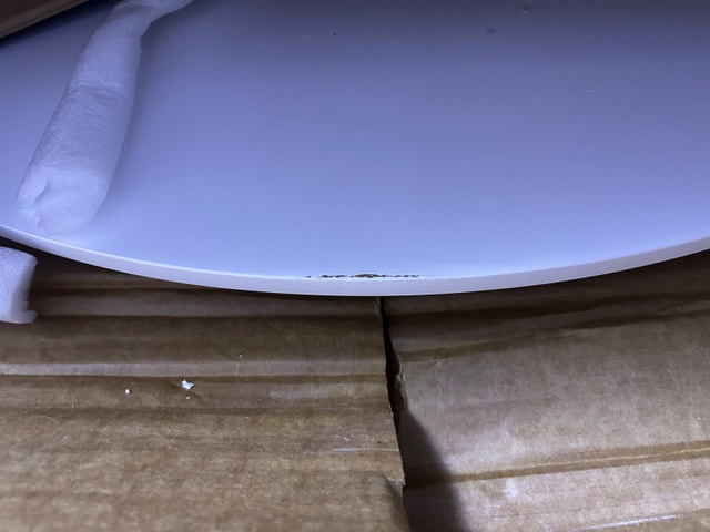 New 35" Round Pedestal Base White Dining Table - photo 5