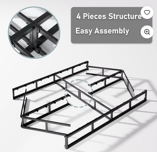 New Metal Queen Box Spring - Heavy-Duty Mattress Foundation - photo 2