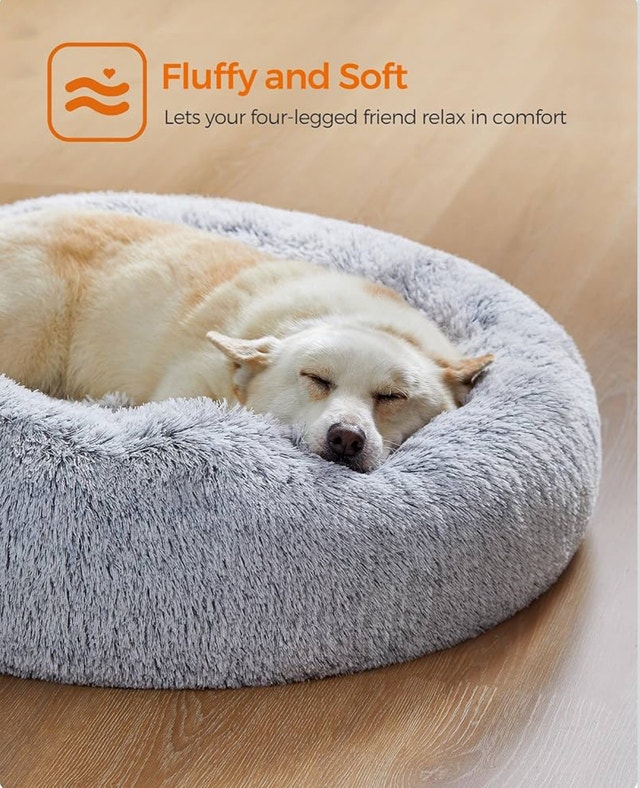 Feandrea Calming Donut Pet Bed - New - photo 3