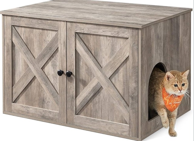 New Cat Litter Box Enclosure End Table