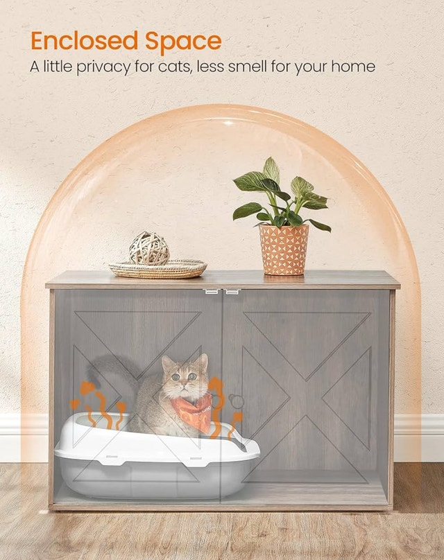 New Cat Litter Box Enclosure End Table - photo 4