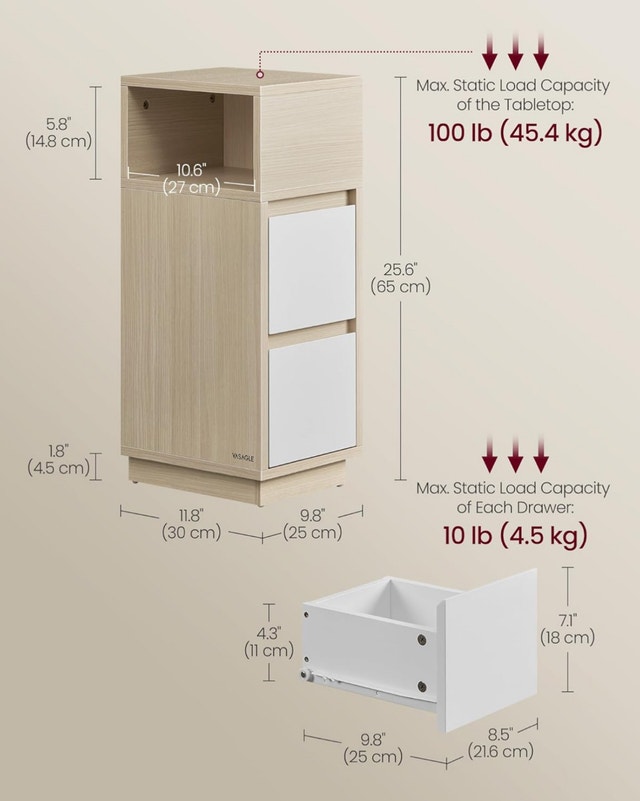 VASAGLE Nightstands - photo 3