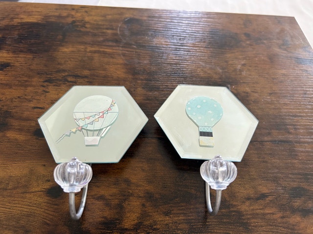 New Wall Hooks - Hot Air Balloon Design