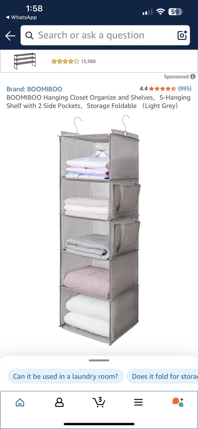 BOOMIBOO Hanging Shelves