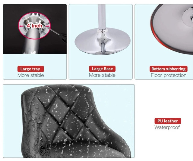 New Modern Bar Stool - Adjustable Height - photo 4