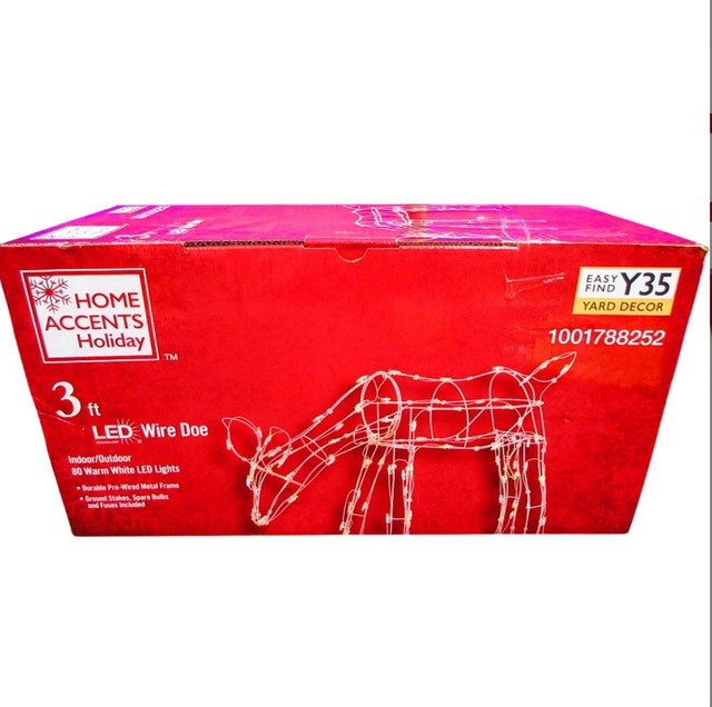 36" LED Christmas Deer Yard Decoration - photo 3