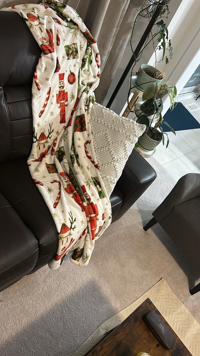 New Children's Christmas Nutcracker Blanket