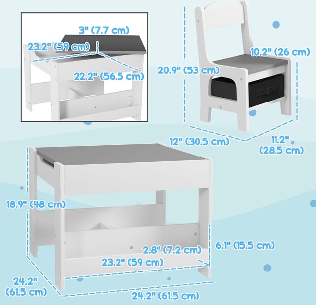 Okee Fun Table and 2 Chairs Set - photo 3