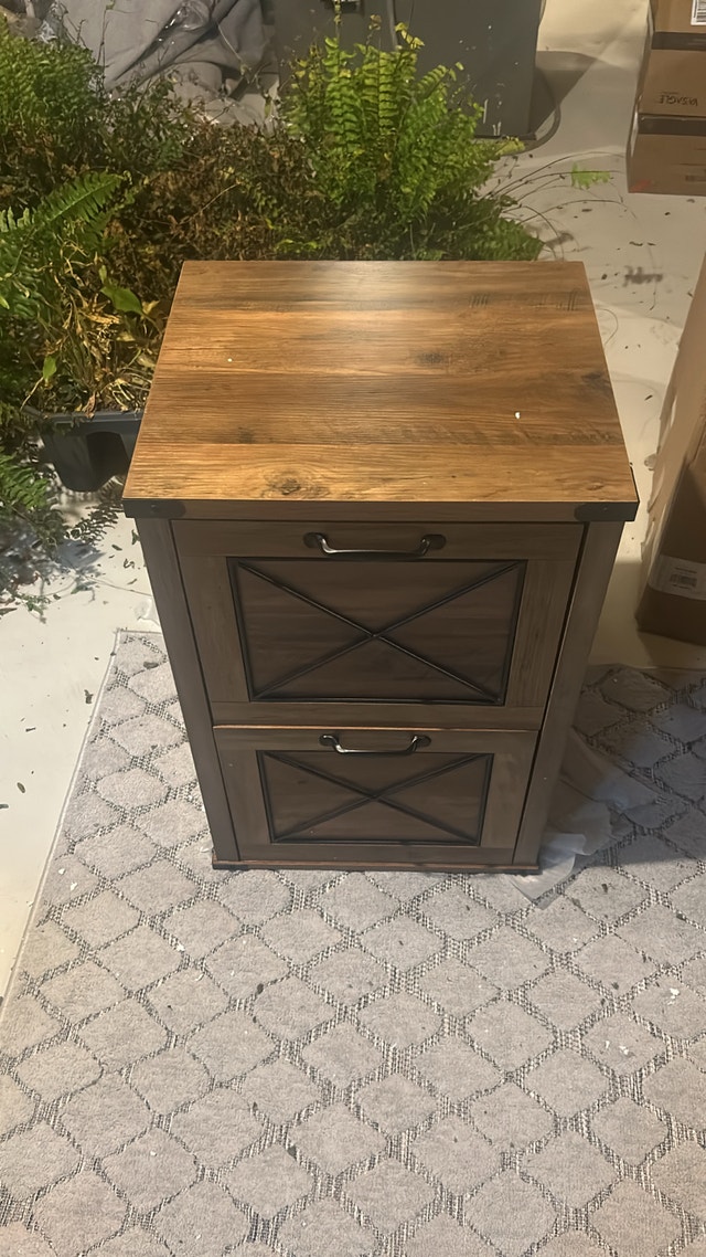 New Safavieh Filing Cabinet / Night Stand