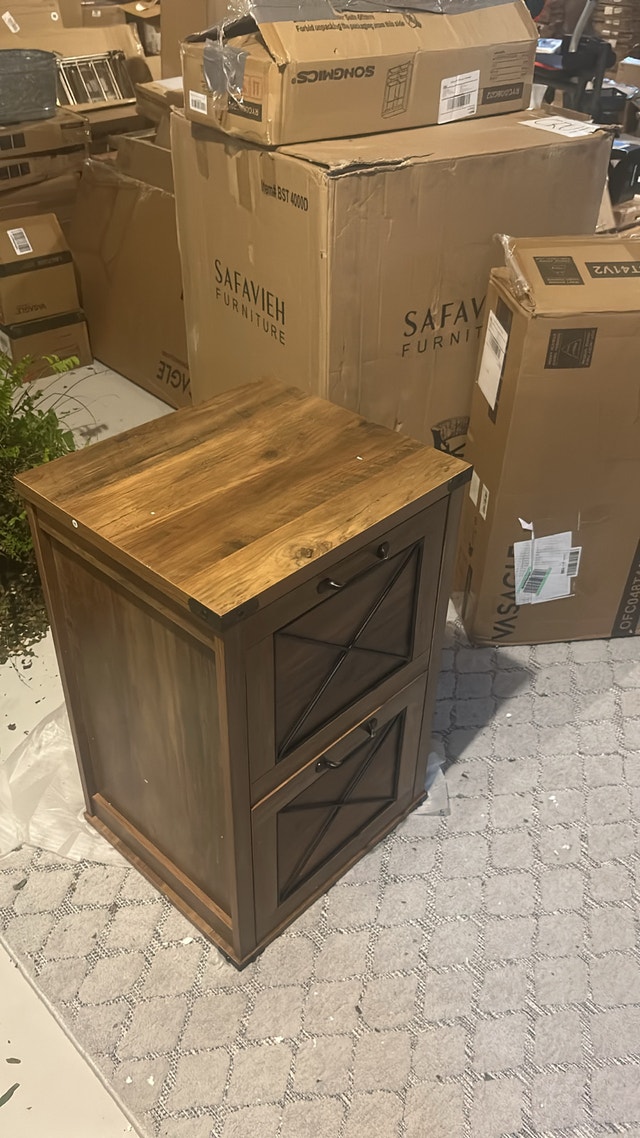 New Safavieh Filing Cabinet / Night Stand - photo 2