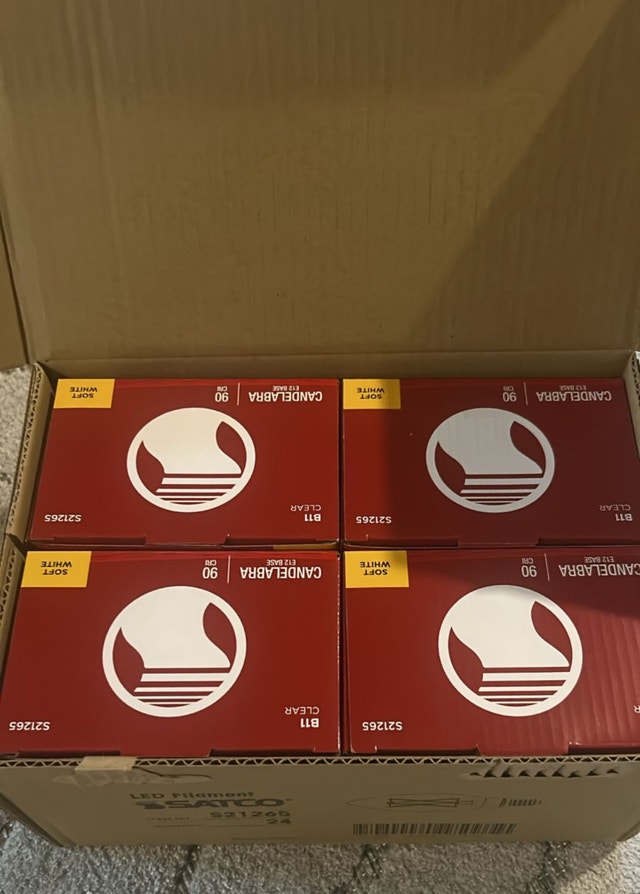 New Satco LED Filament Bulbs - 24 Pack - photo 2