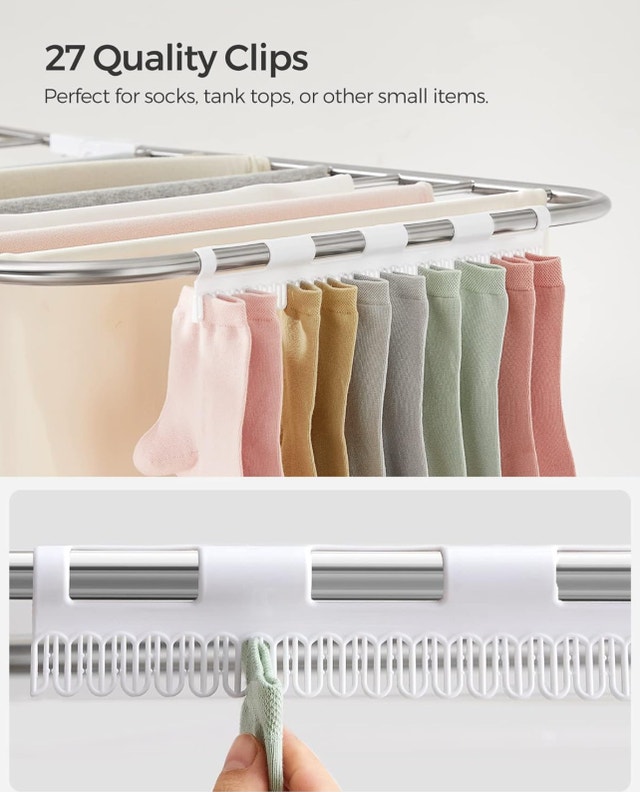 New Clothes Drying Rack, Foldable, Adjustable Wings - photo 4