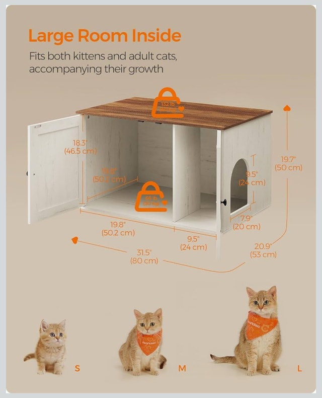 New Cat Litter Box Enclosure / Indoor House (Fiona Model) - photo 4