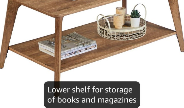 New Coffee Table - 2 Tier with Storage - photo 3
