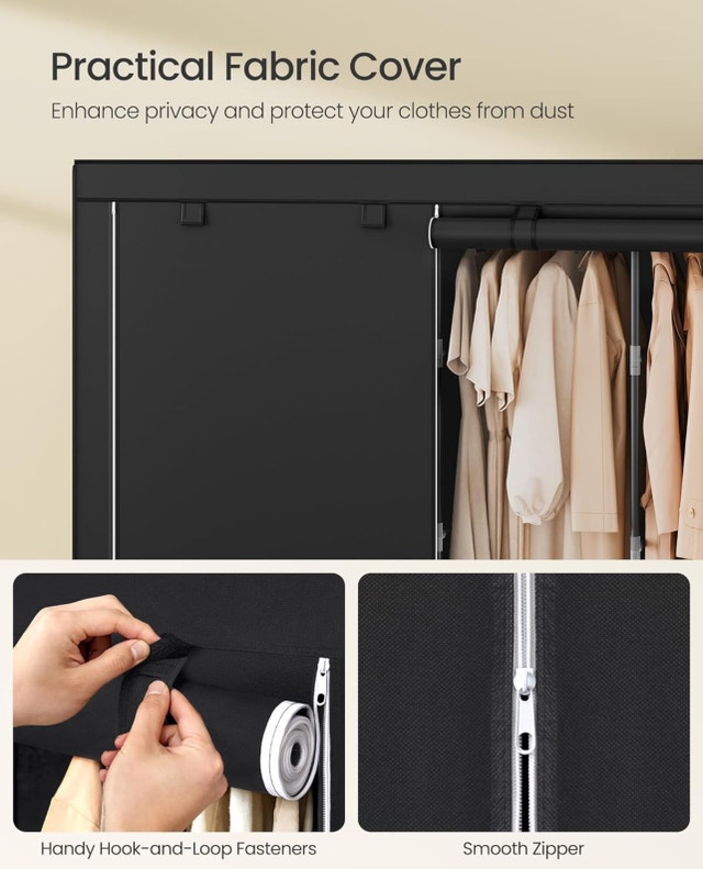 Portable Closet Organizer w/ Cover - New - photo 5