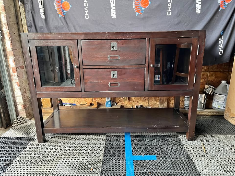 Pottery Barn Rhys Media Console Table