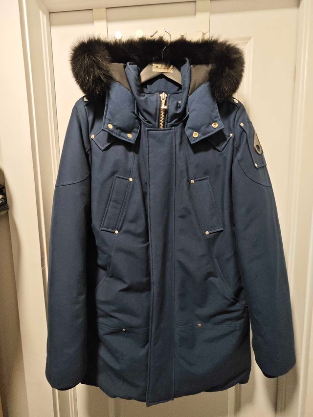 Moose Knuckles Stirling Parka - Marine Blue size M - photo 2