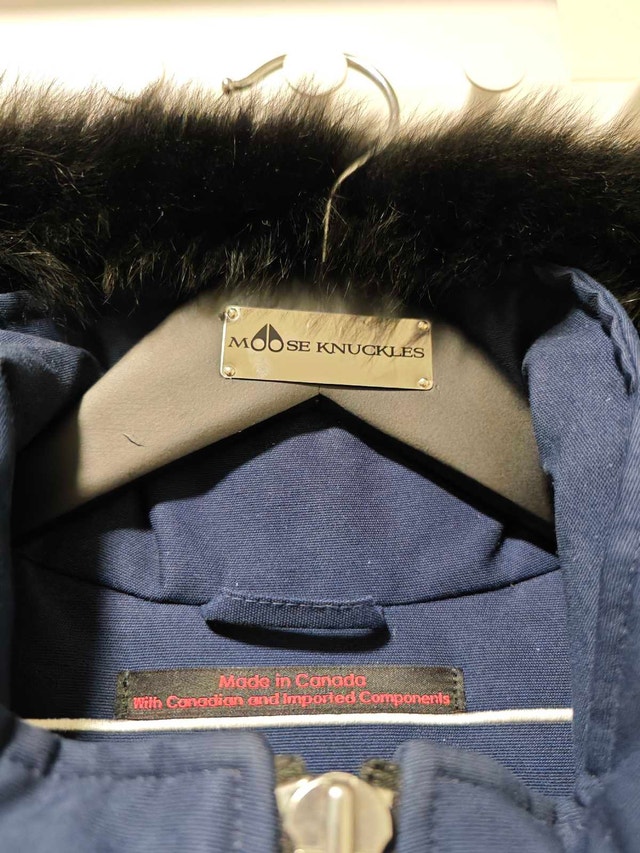 Moose Knuckles Stirling Parka - Marine Blue size M - photo 5